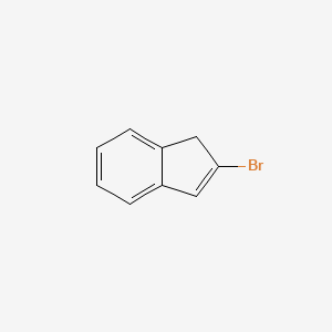 2-Bromoindene structure, CAS 10485-09-3