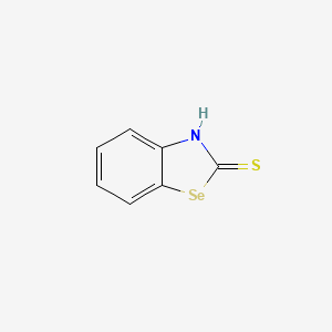 2-Mercaptobenzoselenazole structure, CAS 10486-58-5