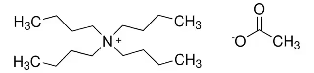 Tetrabutylammonium acetate structure, CAS 10534-59-5
