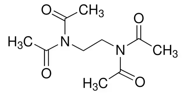 Tetraacetylethylenediamine structure, CAS 10543-57-4