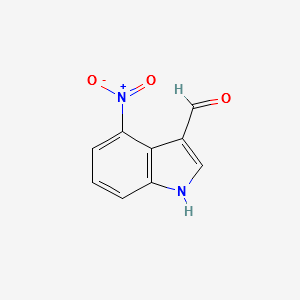 4-Nitroindole-3-carboxaldehyde structure, CAS 10553-11-4