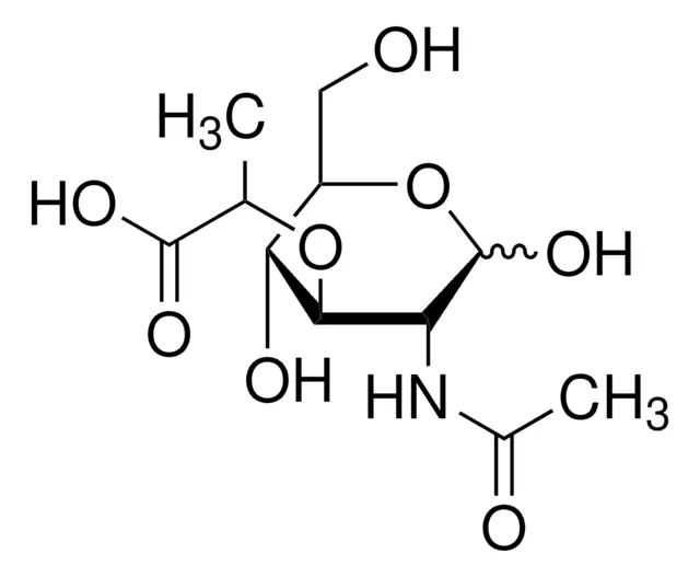 N-Acetylmuramic acid structure, CAS 10597-89-4