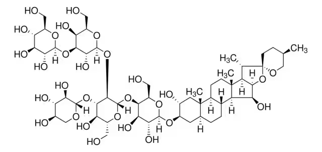 Digitonin structure, CAS 11024-24-1