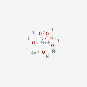 Zinc hexahydroxystannate structure, CAS 12027-96-2