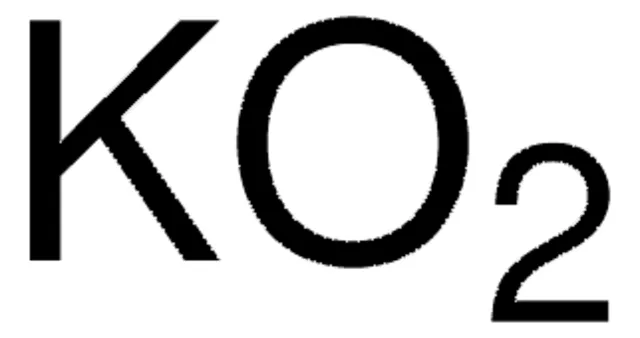 Potassium superoxide structure, CAS 12030-88-5