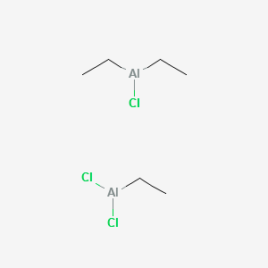 Ethylaluminum sesquichloride structure, CAS 12075-68-2