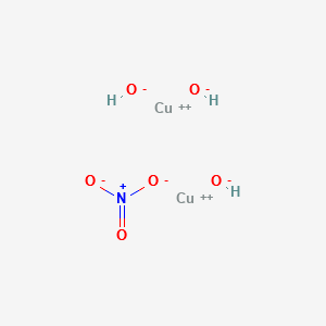 Copper nitrate basic structure, CAS 12158-75-7