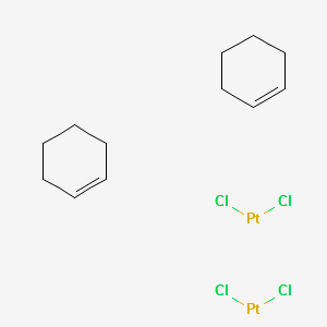 Dichlorobis[chloro(cyclohexene)platinum(II) structure, CAS 12176-53-3