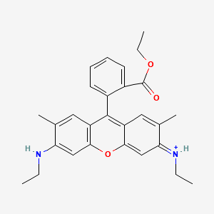 Pigment Red 81 structure, CAS 12224-98-5