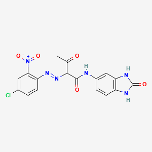 Pigment Orange 36 structure, CAS 12236-62-3