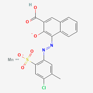Pigment Red 52:2 structure, CAS 12238-31-2