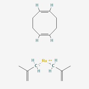 Bis(2-methylallyl)(1,5-cyclooctadiene)ruthenium structure, CAS 12289-94-0