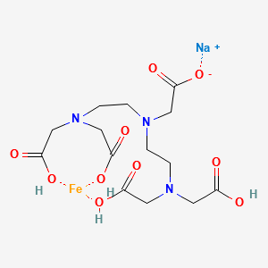Sodium hydrogen ferric DTPA structure, CAS 12389-75-2