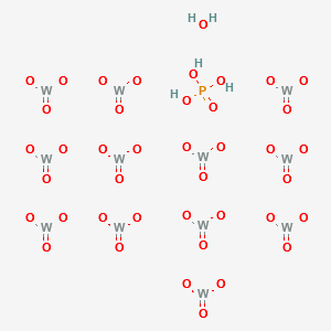 Phosphotungstic acid hydrate structure, CAS 12501-23-4