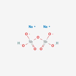 Sodium pyroantimonate structure, CAS 12507-68-5