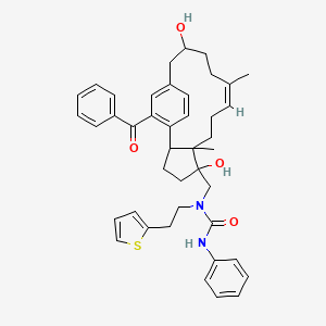 Pentaerythritol triacrylate structure, CAS 3524-68-3