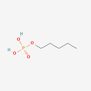 Pentyl dihydrogen phosphate structure, CAS 12789-46-7