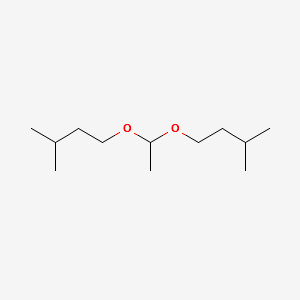 1,1'-(Ethylidenebis(oxy))bis(3-methylbutane) structure, CAS 13002-09-0