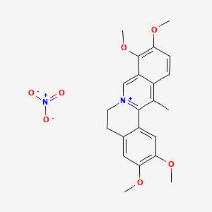 Dehydrocorydaline nitrate structure, CAS 13005-09-9