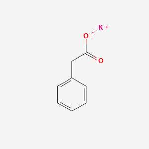 Potassium phenylacetate structure, CAS 13005-36-2