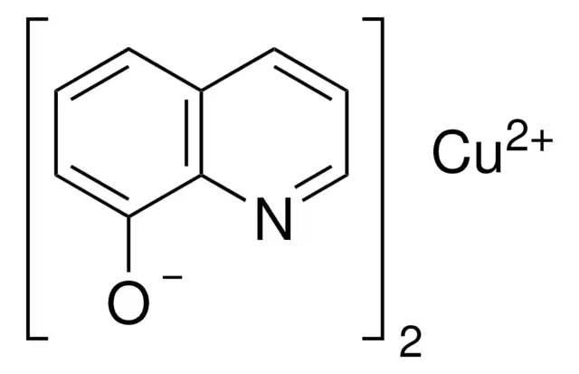 8-Hydroxyquinoline copper(II) salt structure, CAS 13014-03-4