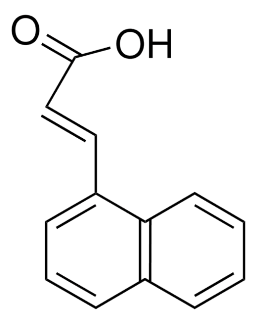 3-(1-Naphthyl)acrylic acid structure, CAS 13026-12-5