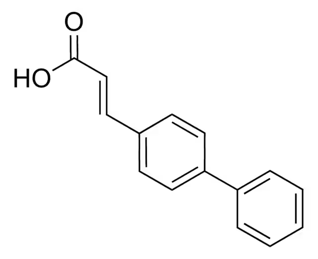 4-Phenylcinnamic acid structure, CAS 13026-23-8