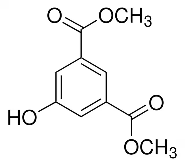 Dimethyl 5-hydroxyisophthalate structure, CAS 13036-02-7