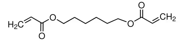 Hexamethylene diacrylate structure, CAS 13048-33-4