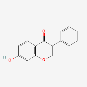 7-Hydroxy-3-phenylchromen-4-one structure, CAS 13057-72-2