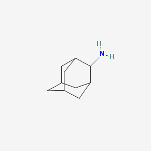 2-Aminoadamantane structure, CAS 13074-39-0