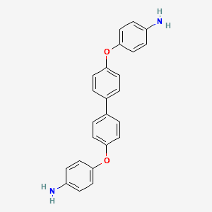 4,4'-Bis(4-aminophenoxy)biphenyl structure, CAS 13080-85-8