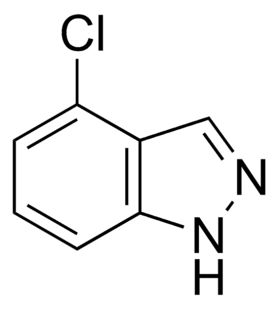4-Chloro-1H-indazole structure, CAS 13096-96-3