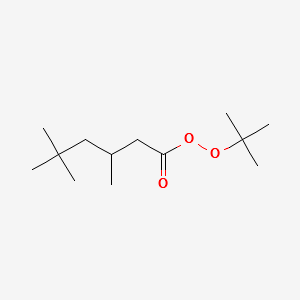 tert-Butyl peroxy-3,5,5-trimethylhexanoate structure, CAS 13122-18-4