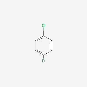 Chlorobenzene-4-D1 structure, CAS 13122-34-4