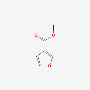 Methyl furan-3-carboxylate structure, CAS 13129-23-2
