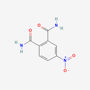 4-Nitrophthaldiamide structure, CAS 13138-53-9