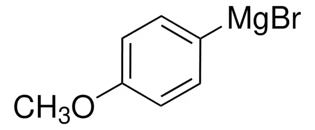 4-Methoxyphenylmagnesium bromide structure, CAS 13139-86-1