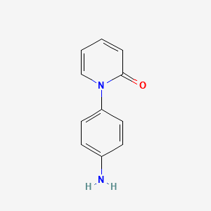 1-(4-Aminophenyl)-1H-pyridin-2-one structure, CAS 13143-47-0