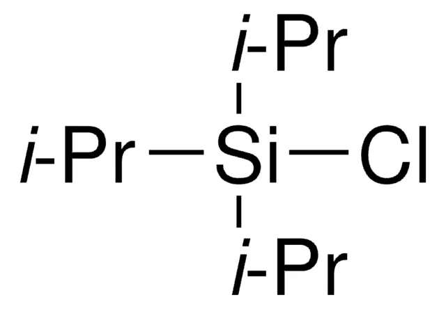 Triisopropylsilyl chloride structure, CAS 13154-24-0