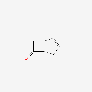 (+/-)-cis-Bicyclo[3.2.0]hept-2-en-6-one structure, CAS 13173-09-6