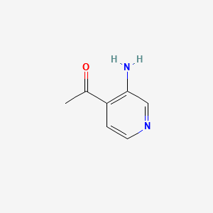 1-(3-Aminopyridin-4-yl)ethanone structure, CAS 13210-52-1