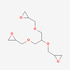 Glycerol triglycidyl ether structure, CAS 13236-02-7