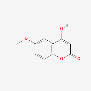 4-Hydroxy-6-methoxycoumarin structure, CAS 13252-84-1
