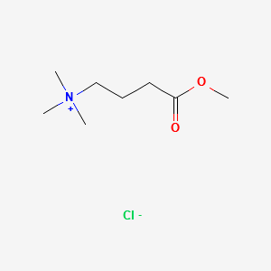Carpronium chloride structure, CAS 13254-33-6
