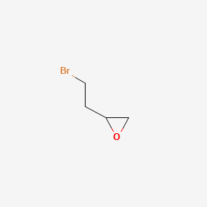 (2-Bromoethyl)oxirane structure, CAS 13287-42-8