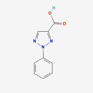 2-Phenyl-2H-1,2,3-triazole-4-carboxylic acid structure, CAS 13306-99-5