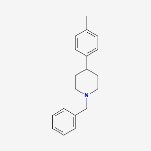 1-Benzyl-4-(4-methylphenyl)tetrahydropyridine structure, CAS 13314-67-5