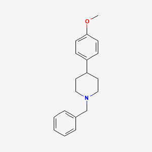 1-Benzyl-4-(4-methoxyphenyl)tetrahydropyridine structure, CAS 13314-69-7