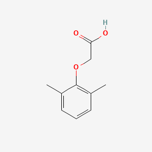2,6-Dimethylphenoxyacetic acid structure, CAS 13335-71-2